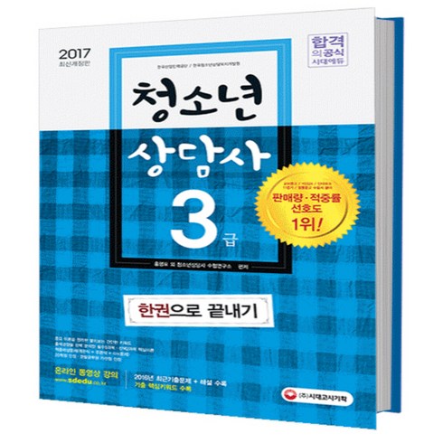 2017 청소년상담사 3급 한권으로 끝내기, 시대고시기획 시대교육