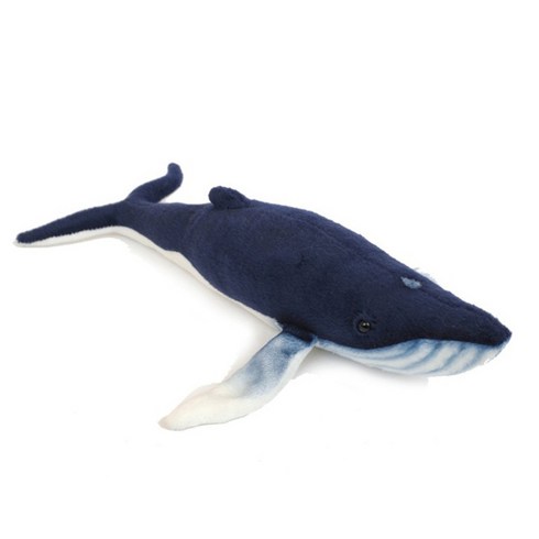 동물인형 - 한사토이 동물인형 6285 혹등고래 humpback whale, 8cm, 파랑색