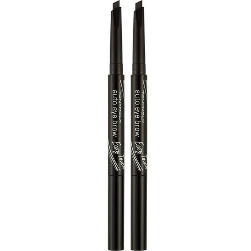 토니모리 이지터치 오토 아이브로우 0.4g, 01 블랙, 2개