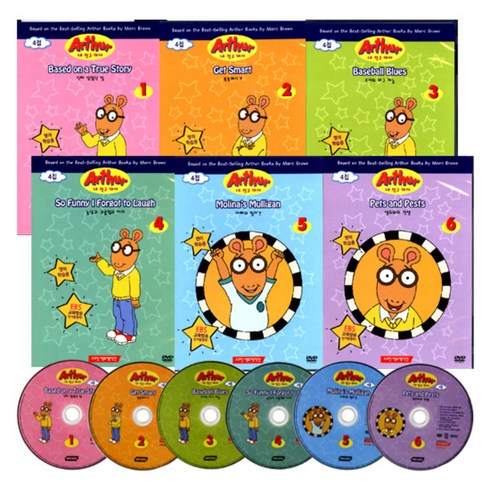 arthur - 아서 4집 6종세트 ARTHUR(DVD), 6CD