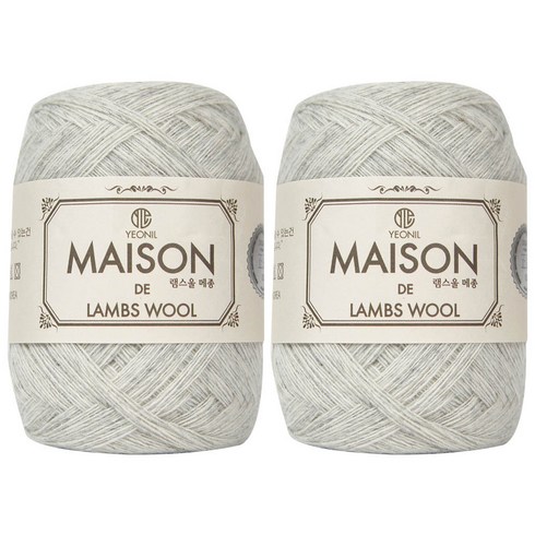 YEONIL 램스울 메종 2p, 32 설멜란지, 2개