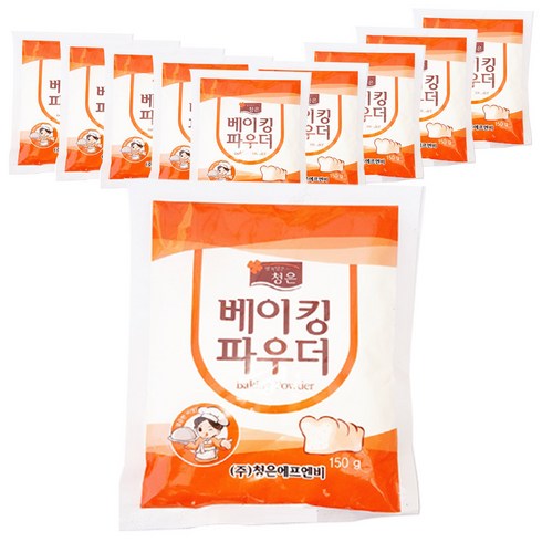 청은 베이킹파우더, 150g, 10개입