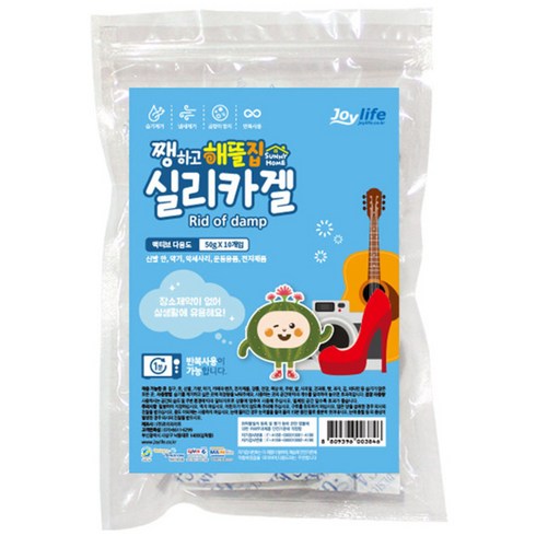 쨍하고해뜰집 실리카겔 액티브다용도 습기제거제 부직포 50g x 10p, 1개
