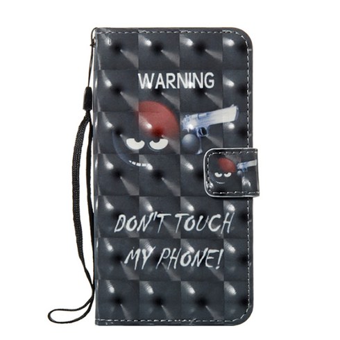 비케이 애니메이션페인팅 카드수납형 핸드폰 케이스