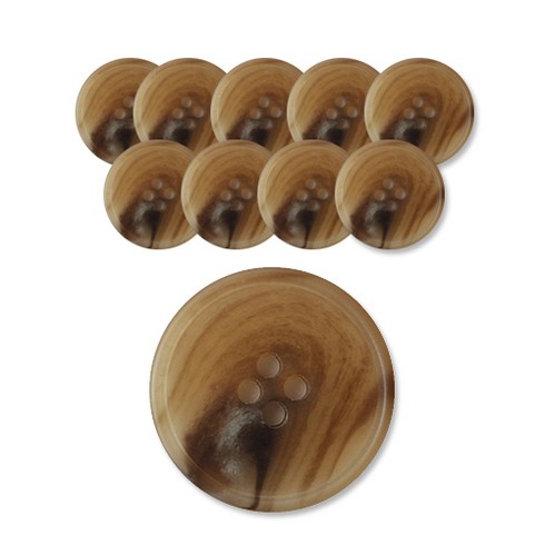 패션포인트 스텝단추 35mm, BG, 10개입