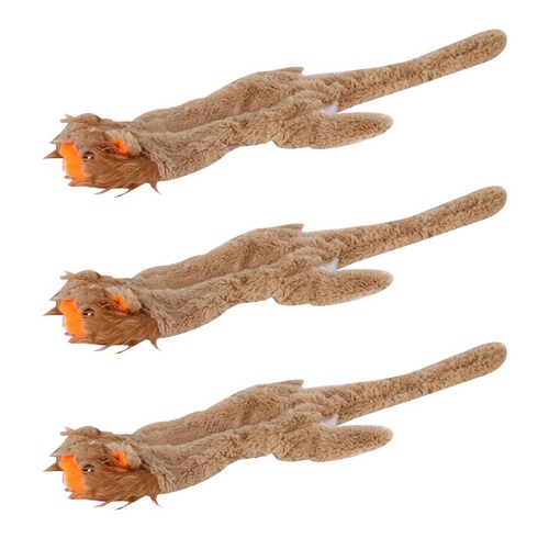 펫나인 반려동물 봉제인형 장난감 54cm, 사자, 3개입