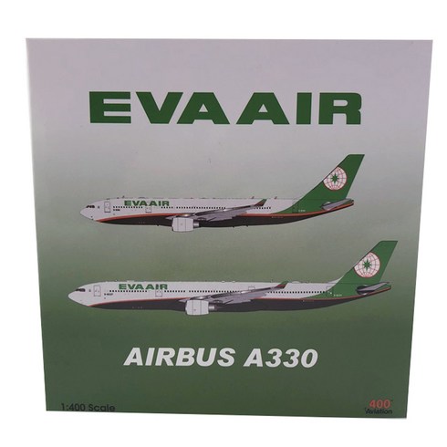 Aviation 1:400 Taiwan evergreen aviation A330-300 B-16338 비행기 다이캐스트, 혼합 색상, 1개