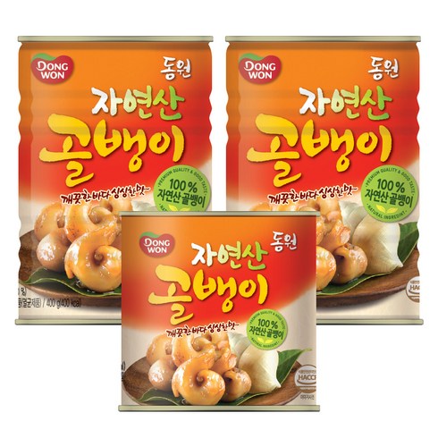 동원 자연산 골뱅이 원터치 400g x 2p + 230g, 1세트