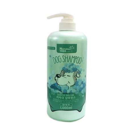 내추럴트리 저자극 강아지 샴푸린스, 1L, 1개