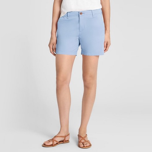 갭 여성용 시티 카키 숏 팬츠