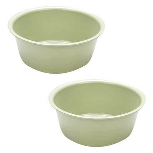 더자카 심플 세면대야 S Y217LBBN102, 그린, 2개