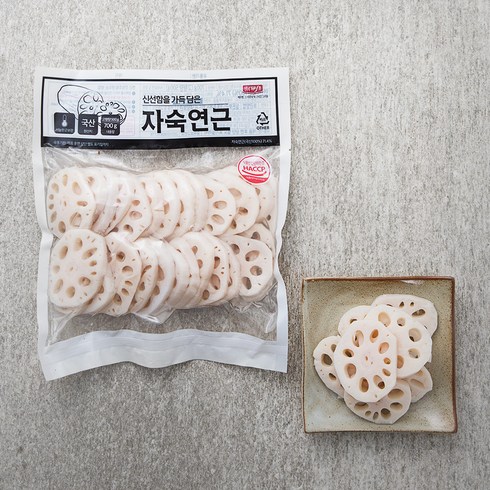연근 - 자숙연근, 500g, 1봉