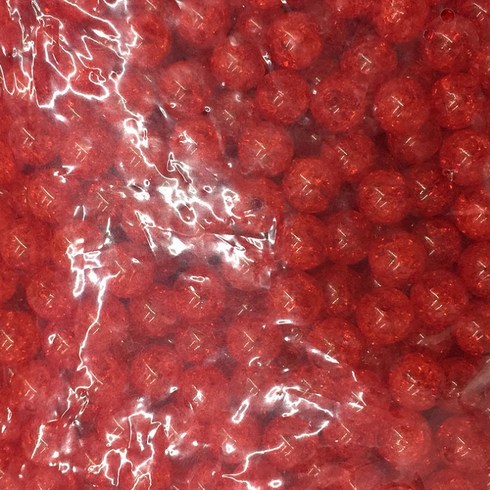 가드 구슬A01 DIY 비즈 재료 14mm 500g, 레드, 1개