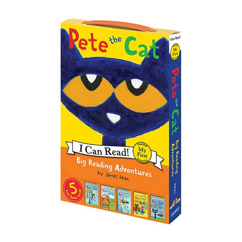 petethecat - I Can Read! My First : Pete the Cat : Big Reading Adventures 5 Books Boxed Set, HarperCollins