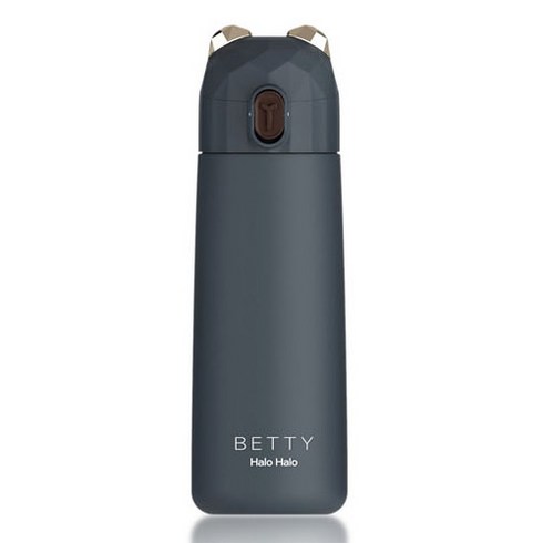 푸코 할로할로 베티 보온병, 블랙, 350ml