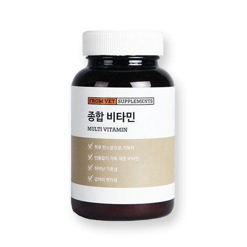 2023년 가성비 최고 강아지멀티비타민 - 프롬벳 강아지 영양제 120g, 종합 비타민, 1개