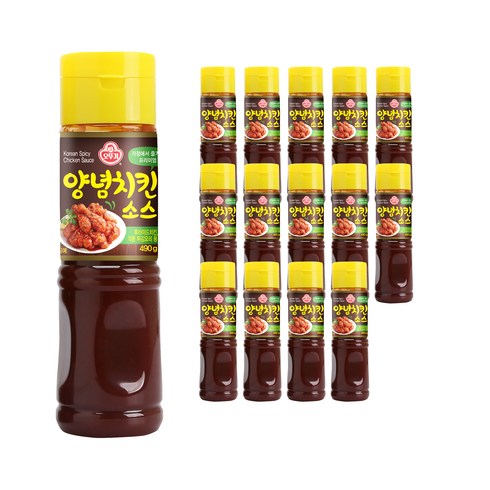 오뚜기 양념치킨 소스, 490g, 15개