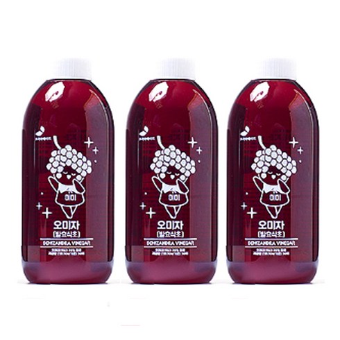 리꼬푸드 초야 과일 발효 식초 오미자, 300ml, 3개