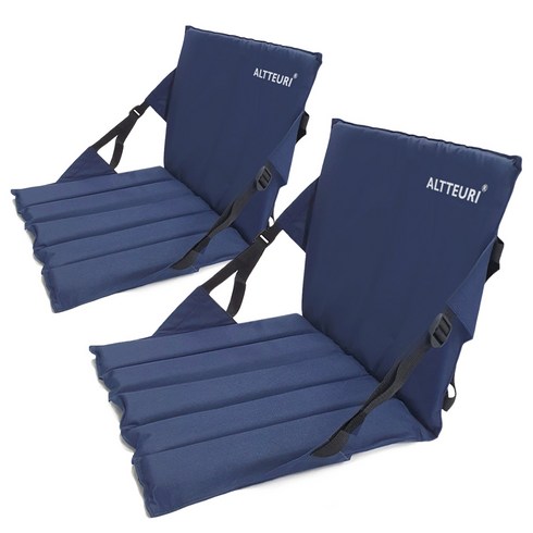 2023년 가성비 최고 캠핑좌식의자 - 알뜨리 캠핑 콤팩트 좌식 의자, 네이비, 2개