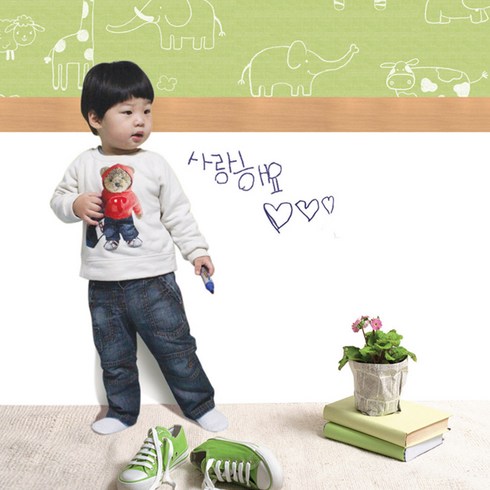 인테리어 칠판시트지 보드마카용 BO-001, 화이트