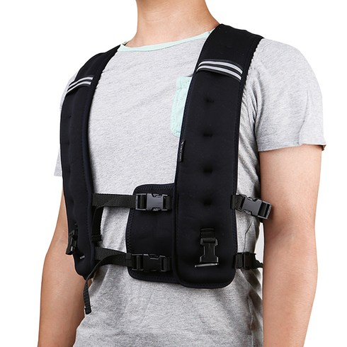 리플러스 중량조끼, 블랙, 8kg