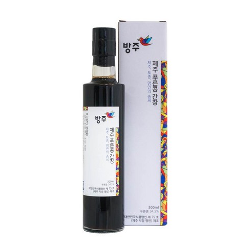 방주 - 방주 제주푸른콩 간장 유리병, 300ml, 1개