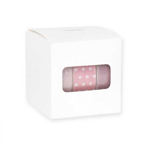 모노라이크 아르떼 도트 솔리드 마스킹테이프 3종 세트 Peony 15mm x 10m, 508, 334, 511, 1세트