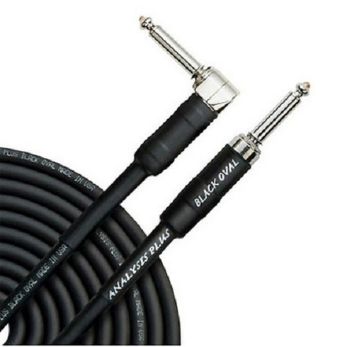 ANALYSIS PLUS OVAL 기타케이블 ST-90, 3.05m, BLACK, 1개