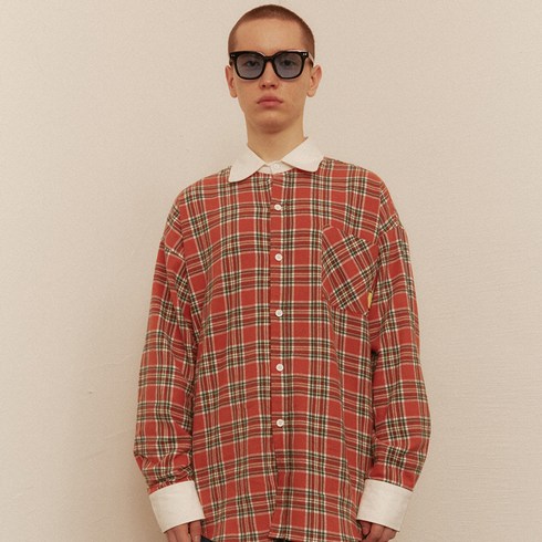 메인부스 Country Check Shirt