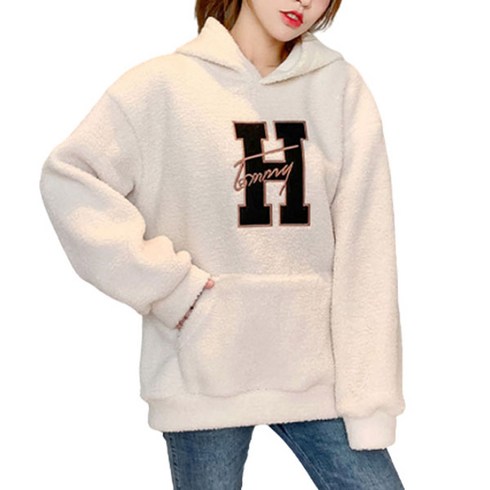 이한선생활과학 여성 H양털 후드티