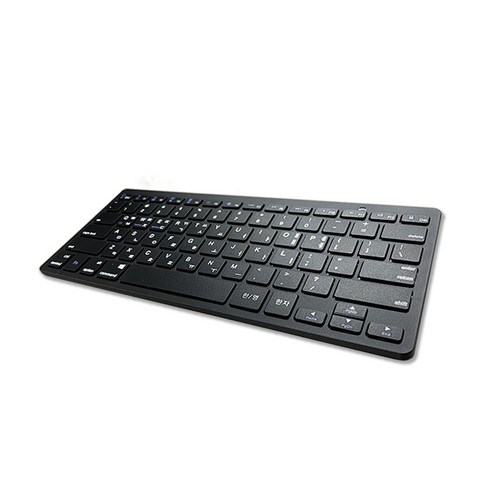X5 블루투스무선 키보드, 블랙, X5 Bluetooth Keyboard, 텐키리스