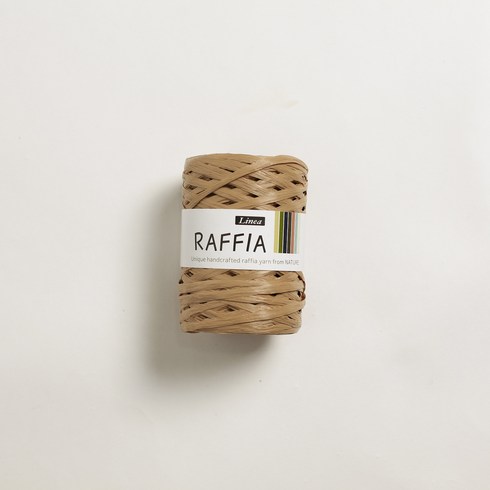 라피아실 - 리네아 라피아 뜨개실 40g x 4p, 409 진베이지, 4개