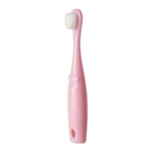 반려동물 MDB 포포 칫솔 12cm, 일자형 핑크