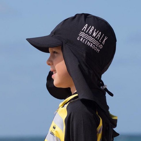 2023년 가성비 최고 유아수영모자 - 에어워크 아동용 서프 UV 수영 모자 BAWe5402
