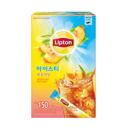 립톤 아이스티 믹스 복숭아맛, 14g, 150개