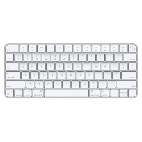 매직키보드 - Apple Silicon 장착 Mac용 Magic Keyboard Touch ID 탑재, 화이트, MK293KE/A