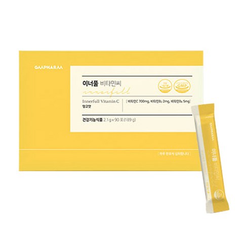지엠팜 이너풀 비타민씨 90p, 1개, 189g