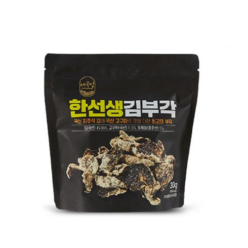 채곡당 한선생 김부각, 30g, 1개