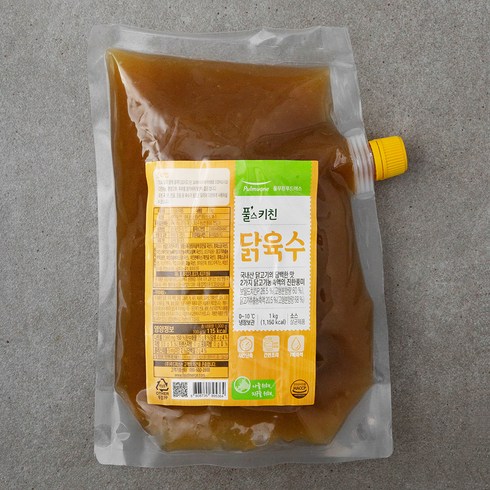 풀무원 풀스키친 닭육수, 1kg, 1개