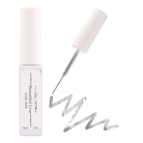 아이빛 네일아트 컬러 라인 젤네일 10ml, 10 실버펄, 1개