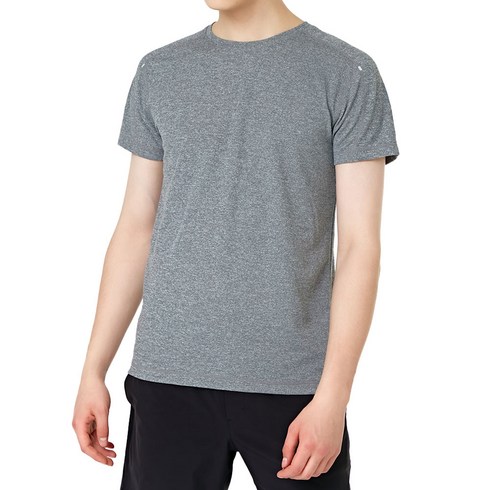 안다르 남성용 멜란지 숏슬리브 티셔츠