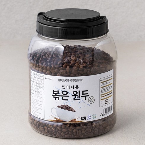 커피클래스 - 씻어나온 에티오피아 예가체프 G2 볶은 원두, 1통, 1kg
