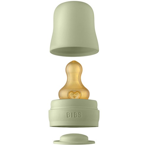 BIBS 젖병용 보틀키트, 세이지, 슬로우타입, 1개