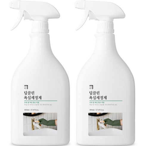 살림백서 딥클린 화장실 청소 세정제, 2개, 800ml