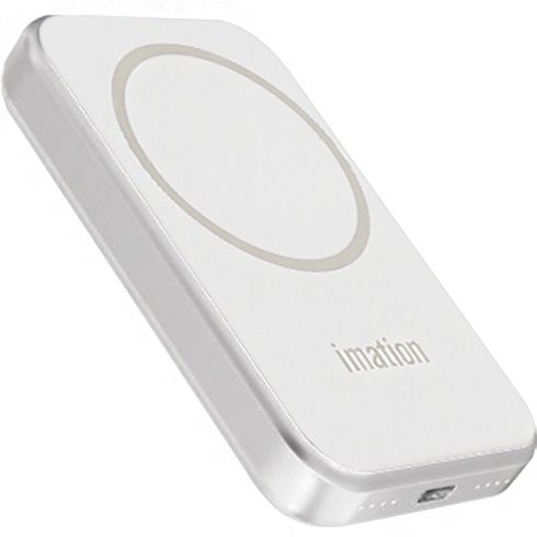 2023년 가성비 최고 맥세이프보조배터리 - 이메이션 맥세이프 보조배터리 5000mAh, 화이트, IMWP100M.WH