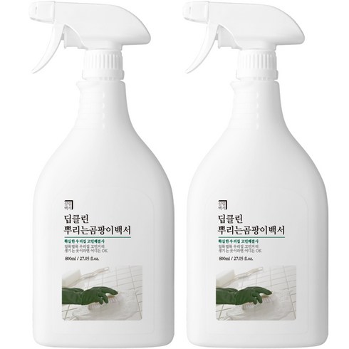 살림백서 딥클린 뿌리는 곰팡이 제거제, 2개, 800ml