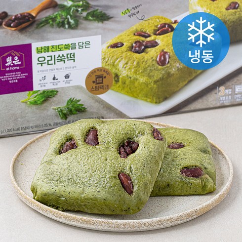 빚은 우리쑥 술떡 (냉동), 3개, 160g
