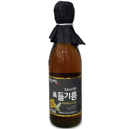 들기름 - 밥상마루 광천김 들기름, 350ml, 1개