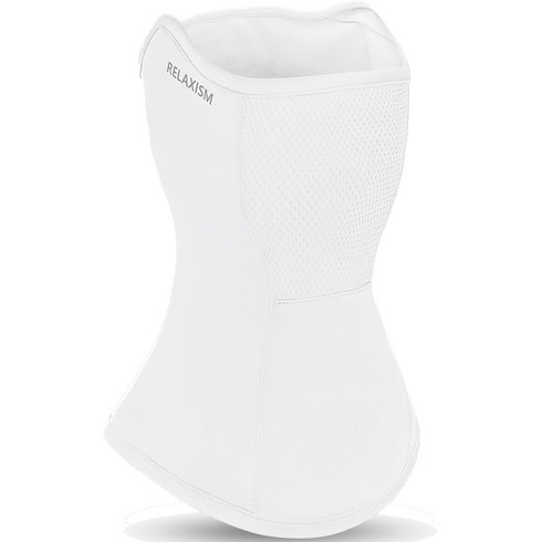 릴렉시즘 웜페이스커버 넥 워머, 화이트, 1개, M