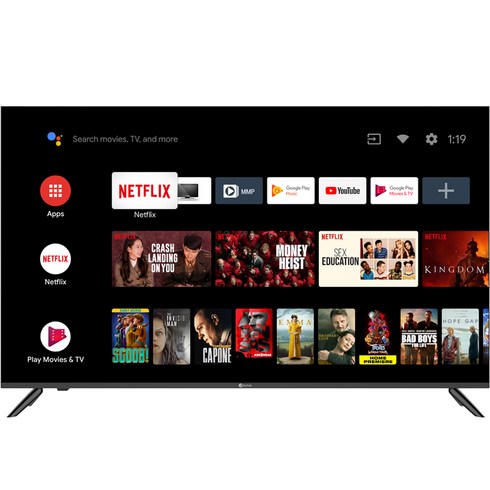 아남 4K UHD 안드로이드 스마트 TV, 139cm(55인치), 고객직접설치, 스탠드형, ANAM-550SMART